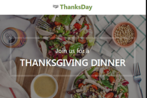HTML感恩节晚餐网站模板