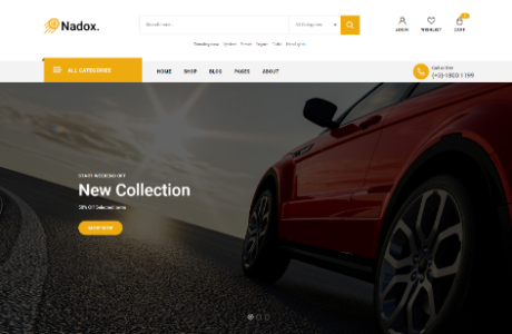 HTML汽车配件生产销售公司网站模板