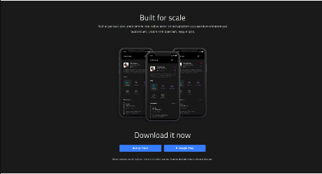 HTML Mobile App网站模板