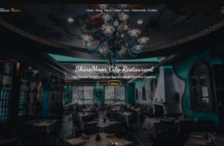 HTML 响应式西式餐厅餐馆美食网站模板