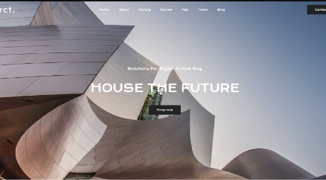 HTML 现代建筑公司宣传登录页模板