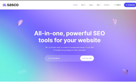HTML 搜索引擎优化工具服务网站模板