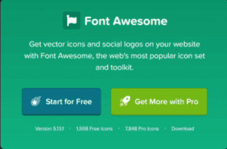 专业版Fontawesome Pro v.6.1.0 – (Web & Desktop & Design)免费下载