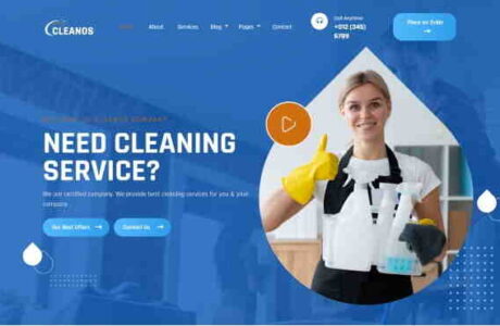 清洁保洁html模板  HTML5清洁服务公司网站模板  开放源代码的HTML5清洁服务公司网站模板
