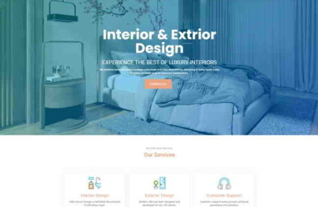 室内室外设计装饰  室内设计公司  室内室外设计服务公司网站模板免费下载