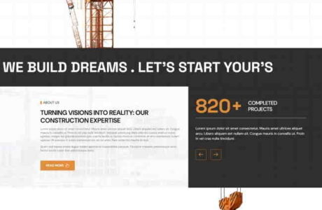HTML房屋工程建筑服务公司网站模板免费下载